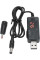 Кабель питания для Wi-Fi роутера USB-DC AND 5765 9V/12V с переключателем напряжения и дисплеем для роутера модема ONU от повербанк