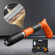 Пневмостеплер Nail Gun для гвоздей 22–32 мм в кейсе пневматический гвоздезабивной пистолет для монтажных и строительных работ