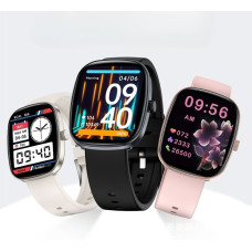 Смарт-часы T99Max, умные часы с большим HD дисплеем, двойной ремешок, мониторинг пульса и шагомер, 4 цвета