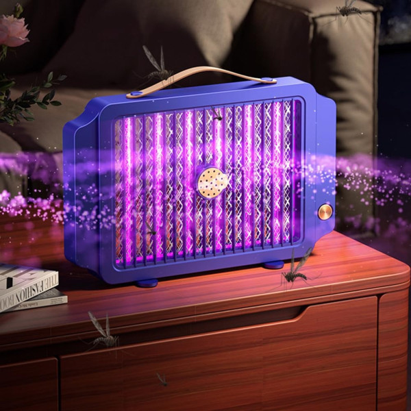 Уничтожитель насекомых аккумуляторный Mosquito Lamp BG-009, ультрафиолетовая антимоскитная лампа от комаров, мух и моли