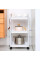 Этажерка на колесах 3-х ярусная пластиковая для хранения Kitchen Storage Rack органайзер для кухни ванной офиса 41×25×72 см