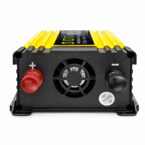 Преобразователь напряжения KSM 2000W 12V LCD + 2 USB, автомобильный инвертор 12В 220В с дисплеем