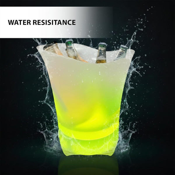 Светодиодное ведро для льда Bucket Light с Bluetooth колонкой и LED подсветкой, барное ведро для охлаждения напитков с USB