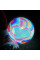Футбольный мяч голографический BRIGHT BALL светоотражающий со свечением в темноте, тренировочный мяч No5 из TPU и EVA материалов