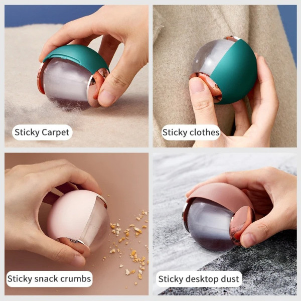 Многоразовый липкий ролик для чистки одежды Washable Roller, ролик для удаления шерсти животных и ворса с одежды и текстиля