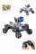 Интерактивный робот-собака CX-103 8 колесный трюковый RC пес на пульте 2.4 ГГц LED музыка серый белый