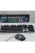Игровой комплект XSTRIKE X-1014 клавиатура + мышь RGB проводной USB геймерский набор мембранная 104 клавиши черный