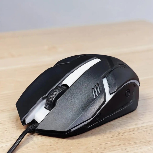 Игровой комплект XSTRIKE X-1014 клавиатура + мышь RGB проводной USB геймерский набор мембранная 104 клавиши черный