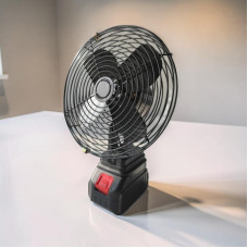 Аккумуляторный вентилятор Lithium Electric Fan 8" кемпинговый переносной дуйчик с 2 аккумуляторами черный