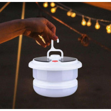 Кемпинговый фонарь BL YX669 на солнечной батарее с RGB LED лентой 10 м подвесной аккумуляторный светильник