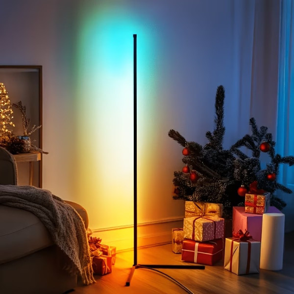 Угловая напольная LED лампа Corner Light RGB 120 см с пультом ДУ, декоративный светильник для интерьера