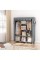Тканевый складной шкаф органайзер Storage Wardrobe 88130 с 8 полками и 3 секциями, универсальный шкаф для одежды и обуви