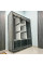 Тканевый складной шкаф органайзер Storage Wardrobe 88130 с 8 полками и 3 секциями, универсальный шкаф для одежды и обуви
