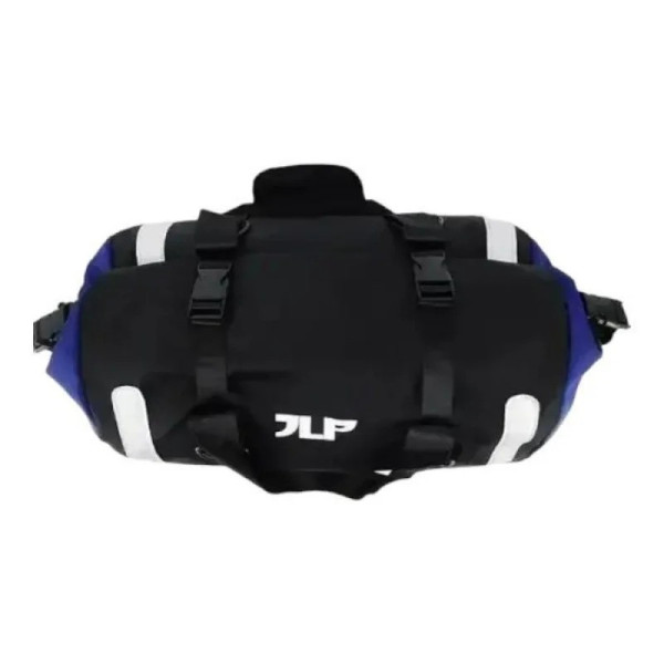 Спортивная дорожная сумка JLP с синими вставками 39×38×23 см, вместительная сумка для спорта, путешествий и повседневного использо