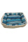 Лежанка для кота и собаки 45×40 Pet Choice, мягкое спальное место для животных, уютный лежак для домашних любимцев