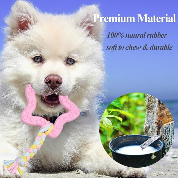 Набор жевательных игрушек для собак 6 в 1 с веревками Pet Set, интерактивные игрушки для собак, набор для жевания и перетаскивания