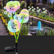 Садовый светильник на солнечной батарее “Одуванчик” Dandelion, декоративная LED лампа для сада на солнечной панели IP66