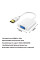 Конвертер HDMI VGA STLab U-990 Pro BTC, адаптер HDMI на VGA, переходник для подключения монитора и проектора Full HD 1080p