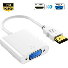 Конвертер HDMI VGA STLab U-990 Pro BTC, адаптер HDMI на VGA, переходник для подключения монитора и проектора Full HD 1080p