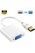 Конвертер HDMI VGA STLab U-990 Pro BTC, адаптер HDMI на VGA, переходник для подключения монитора и проектора Full HD 1080p