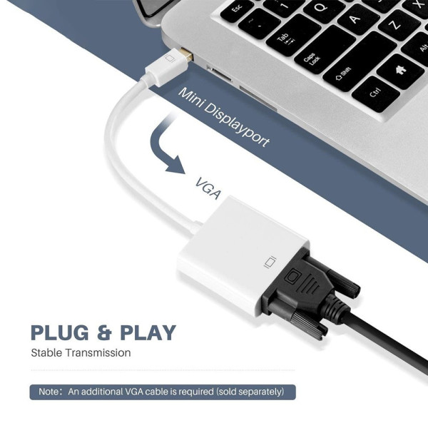 Конвертер HDMI VGA STLab U-990 Pro BTC, адаптер HDMI на VGA, переходник для подключения монитора и проектора Full HD 1080p