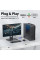 Адаптер DVI VGA Addap DVI2VGA-01, видео конвертер DVI на VGA, переходник для монитора и проектора Full HD 1080p