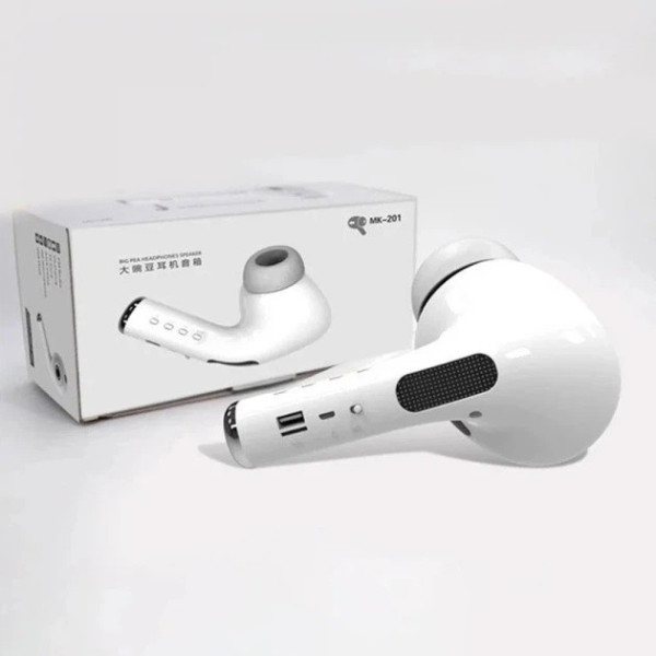Портативная Bluetooth колонка Pro Giant Headphone MK-201 3 поколения, беспроводная акустика с FM-радио, USB, TF и AUX