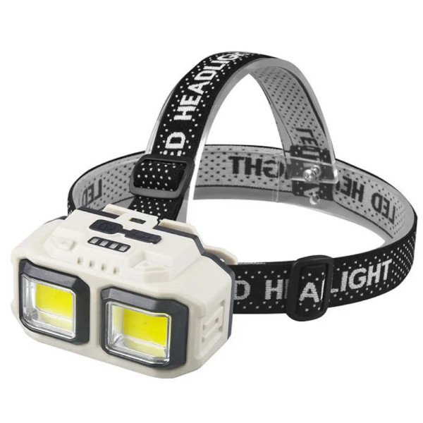 Налобный фонарь аккумуляторный X-Balog HX-816 с Type-C, сенсорным включением, COB LED, водонепроницаемый