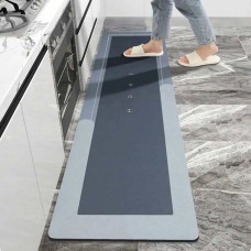 Супервпитывающий коврик 40×120 см для ванной, кухни и прихожей с нескользящей диатомовой основой