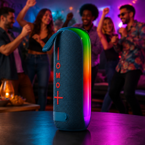 Портативная Bluetooth-колонка IMENSO IMS-S1020 10 Вт с RGB-подсветкой, FM-радио и TWS