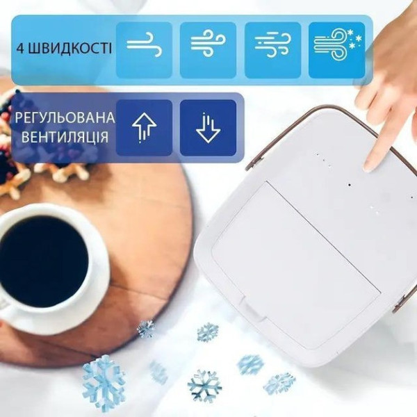 Портативный мини-кондиционер Arctic Air Cooler AND XL-1375, охладитель-увлажнитель воздуха с USB