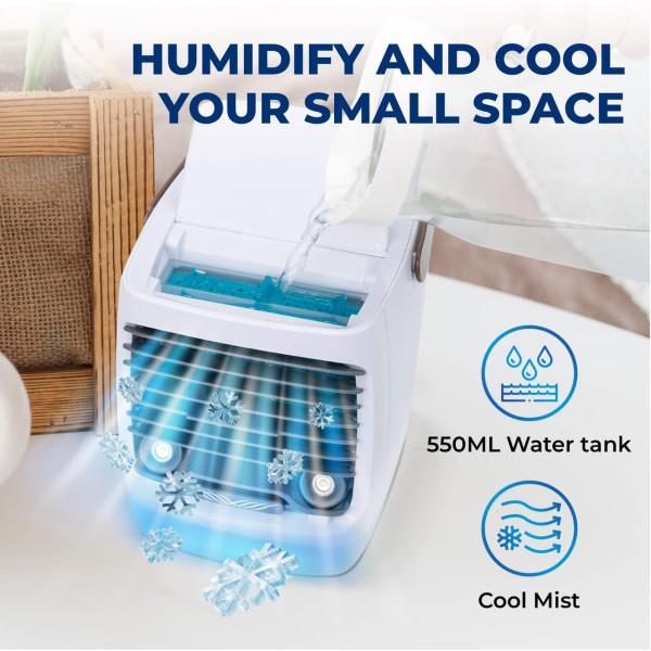 Портативный мини-кондиционер Arctic Air Cooler AND XL-1375, охладитель-увлажнитель воздуха с USB
