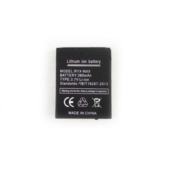 Аккумуляторная батарея RYX-NX9 380 мАч для смарт-часов DZ09, A1, V8, QW09 и L1