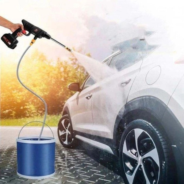 Беспроводная аккумуляторная минимойка высокого давления 21 Вт для автомобиля, сада и уборки