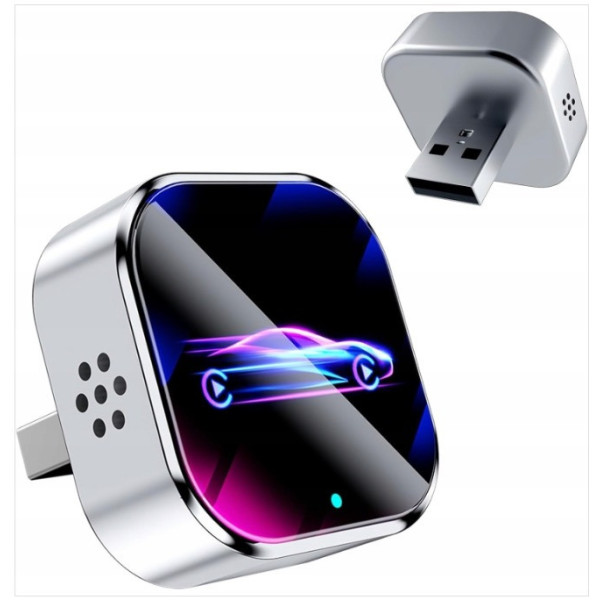 Беспроводной адаптер CarPlay AND Glay Dongle 2025 из USB-A и Type-C, Bluetooth 5.2