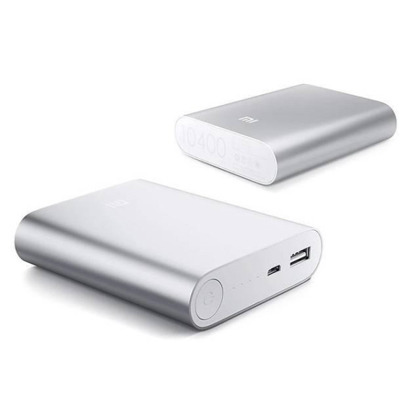 Внешний аккумулятор Power Bank Mi 10400 мАч с USB выходом 2 А и индикатором заряда