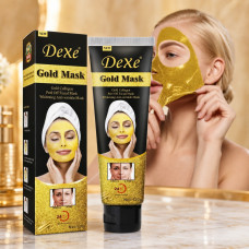 Золотая маска-пленка для лица Dexe Gold Mask с коллагеном 120 г