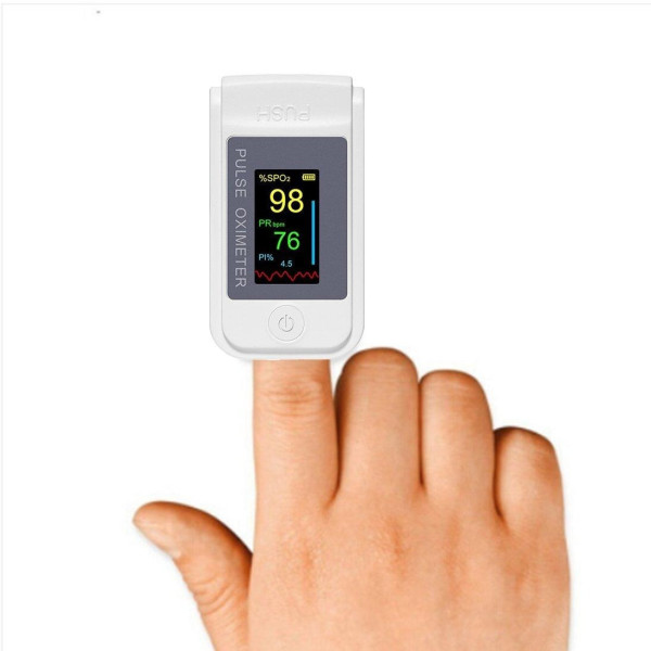 Пульсоксиметр на палец LK-89 Pulse Oximeter для измерения сатурации и пульса