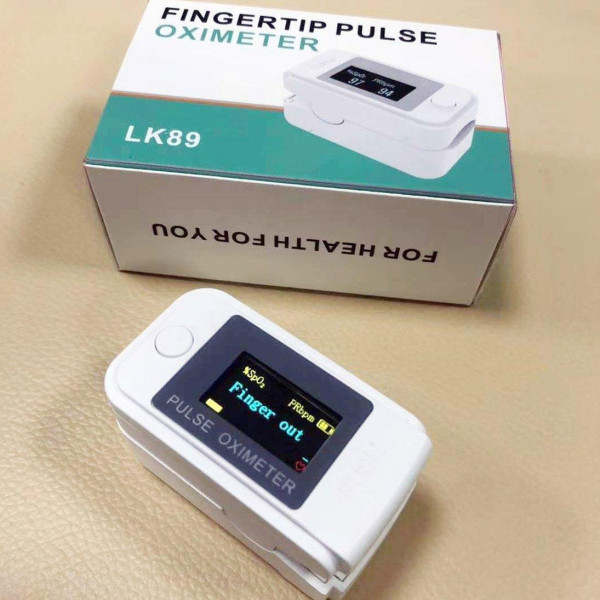 Пульсоксиметр на палец LK-89 Pulse Oximeter для измерения сатурации и пульса