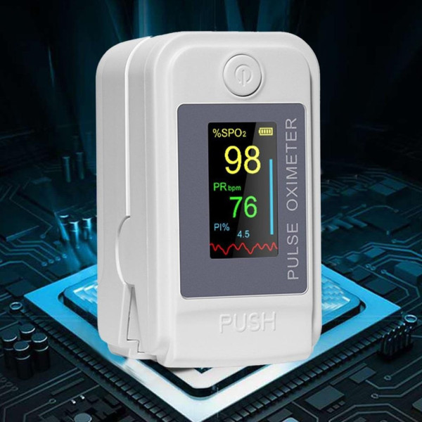 Пульсоксиметр на палец LK-89 Pulse Oximeter для измерения сатурации и пульса