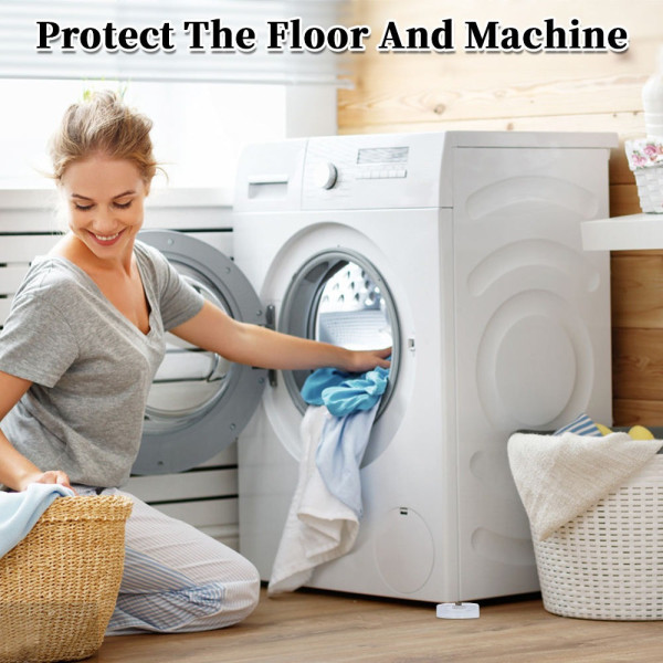 Прозрачные антивибрационные подставки под ножки стиральной машины Refrigerator Floor Mat, 4 шт