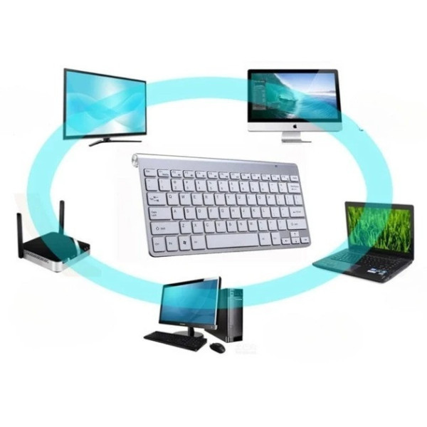 Беспроводной комплект клавиатура и мышь Webo WB-8066, 2.4 ГГц, USB-приемник