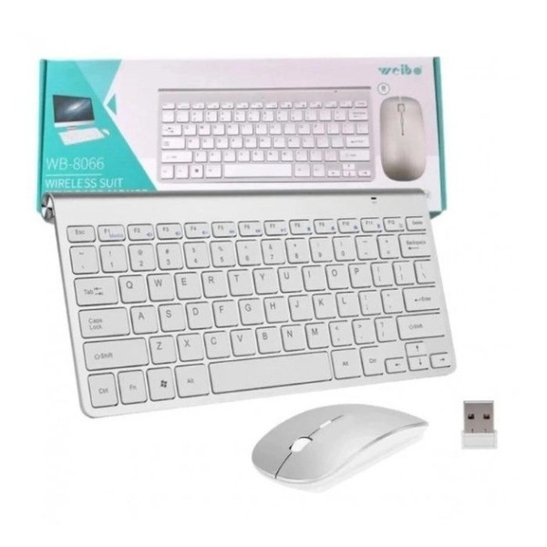 Беспроводной комплект клавиатура и мышь Webo WB-8066, 2.4 ГГц, USB-приемник