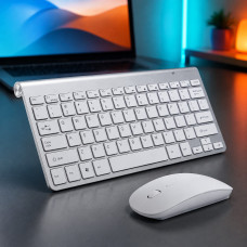 Беспроводной комплект клавиатура и мышь Webo WB-8066, 2.4 ГГц, USB-приемник