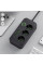 Сетевой удлинитель-разветвитель на 3 розетки из 4 USB-A и USB Type-C, кабель 2 м, 10 А