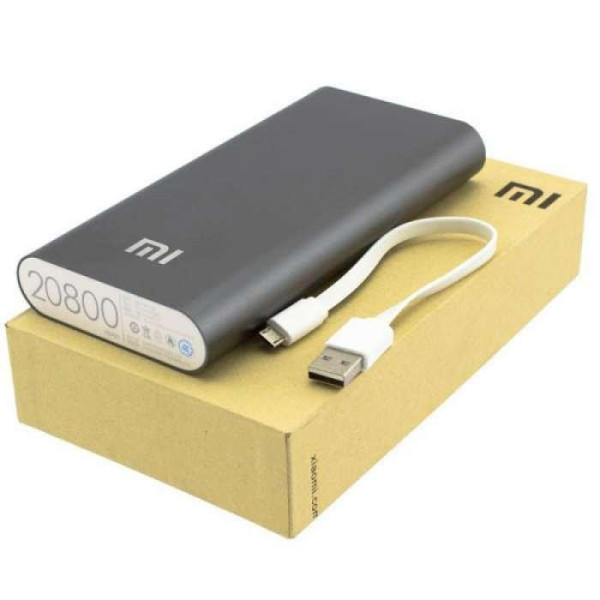 Портативный аккумулятор Power Bank 20800 mAh, 5В/2,1А, в металлическом корпусе
