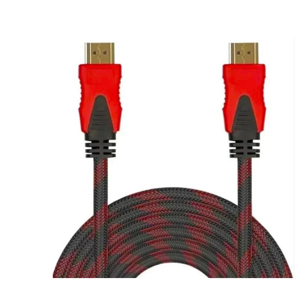 Кабель HDMI-HDMI Red/Gold 15 м v1.4 с позолоченными коннекторами, поддержкой 4K, 3D и ARC