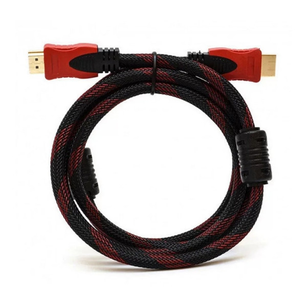 Кабель HDMI-HDMI Red/Gold 15 м v1.4 с позолоченными коннекторами, поддержкой 4K, 3D и ARC