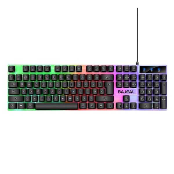Проводной игровой комплект T350: клавиатура и оптическая мышь с LED-подсветкой, USB