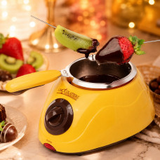Электрический набор для шоколадного фондю Chocolate Fondue Set с формами и аксессуарами, 200 г